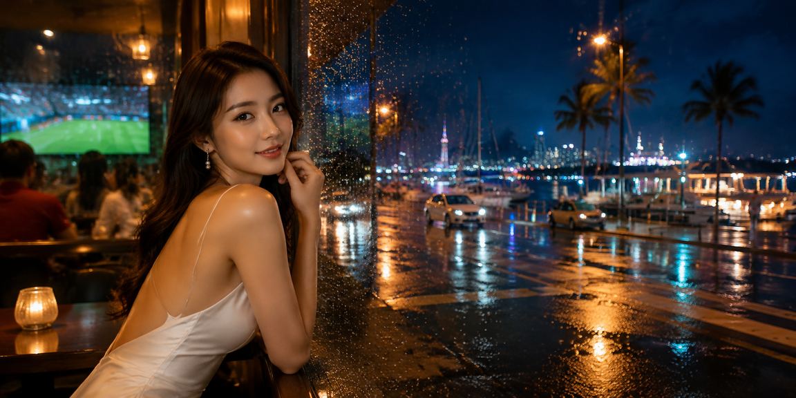 Người dùng tại Nha Trang theo dõi kèo thể thao và đặt cược qua điện thoại bên bờ biển